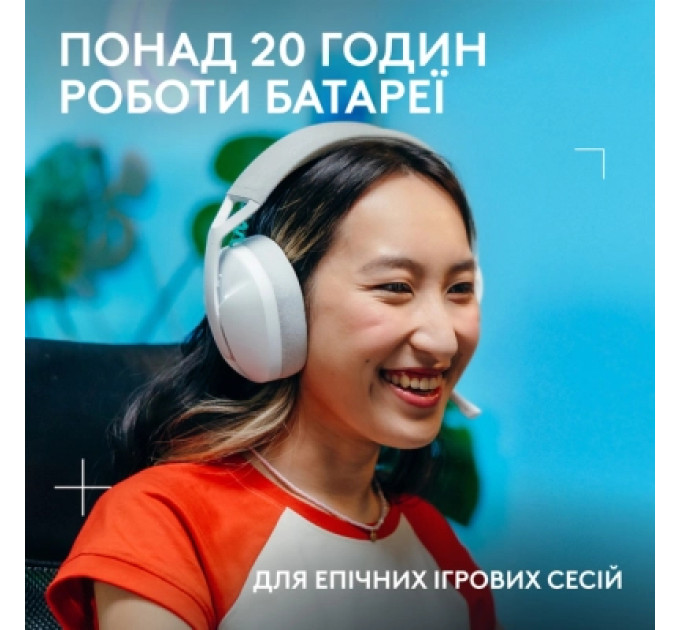 Logitech Навушники Logitech G321 Lightspeed White (981-001569)