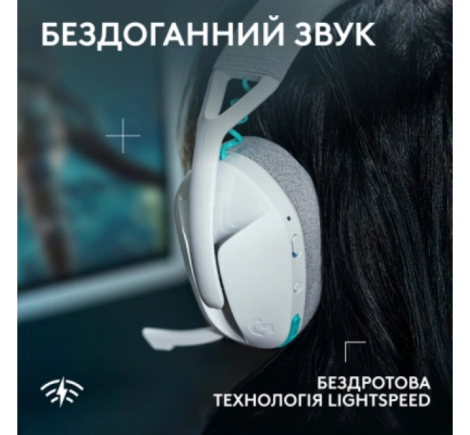 Logitech Навушники Logitech G321 Lightspeed White (981-001569)