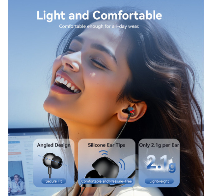 Vention Навушники Vention Echo Lite 3.5mm In-Ear Wired Black (GBABAV)