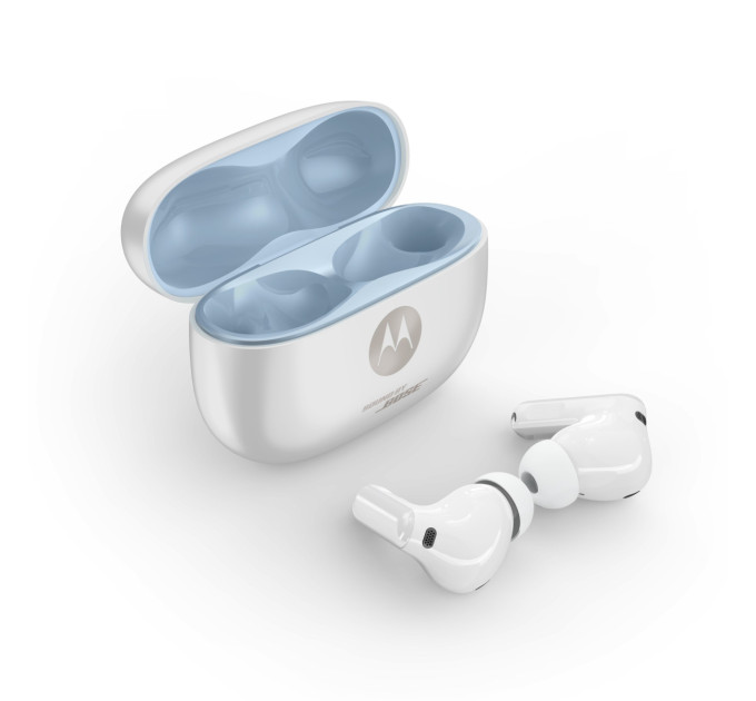 Motorola Bluetooth-гарнітура Motorola Moto Buds 2 Plus Cool White (PG38C08069)