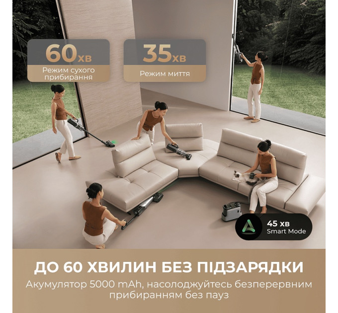 MOVA Акумуляторний миючий пилосос Mova X4 Mix (HMV17A)