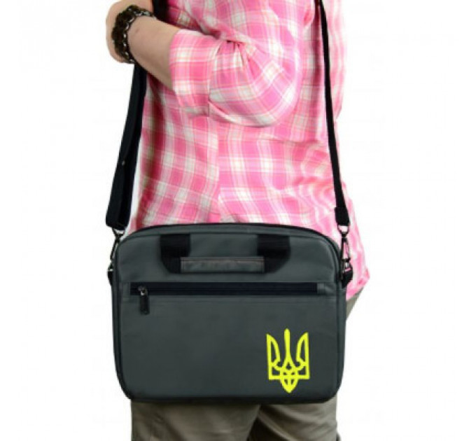 Сумка для ноутбука Porto 12'' PN12 TRIZUB Gray (PN12GY_TRIZ)