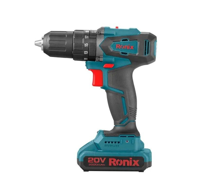 Ronix Дриль-шуруповерт ударний акумуляторний Ronix 8900K