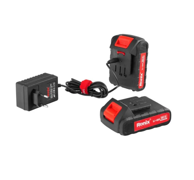 Ronix Шуруповерт акумуляторний Ronix RS-8018 (набір)