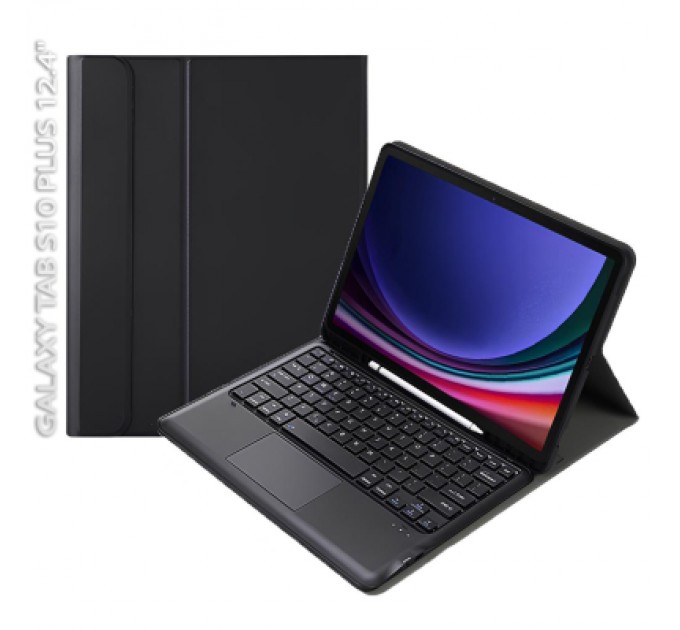 Чохол до планшета BeCover Keyboard+TouchPad Samsung Tab S10 Plus (SM-X820/SM-X826) 12.4" Black (712593)