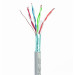 Cablexpert Звита пара, Cablexpert FPC-5004E-SO/100C, CAT5e, одножильна, екранована фольгою, 100 м