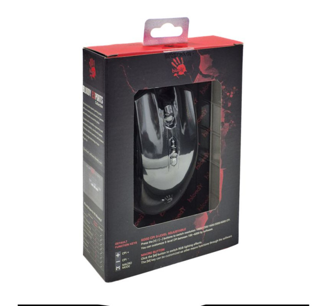 Bloody Миша ігрова A4Tech ES7 (Stone Black), чорна
