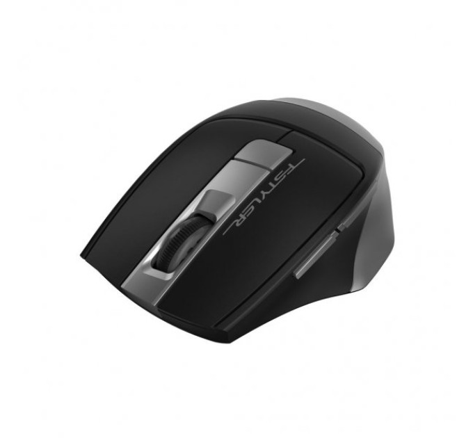 A4Tech Миша бездротова безшумна A4Tech Fstyler FG35S (Grey), USB, колір чорний+сірий