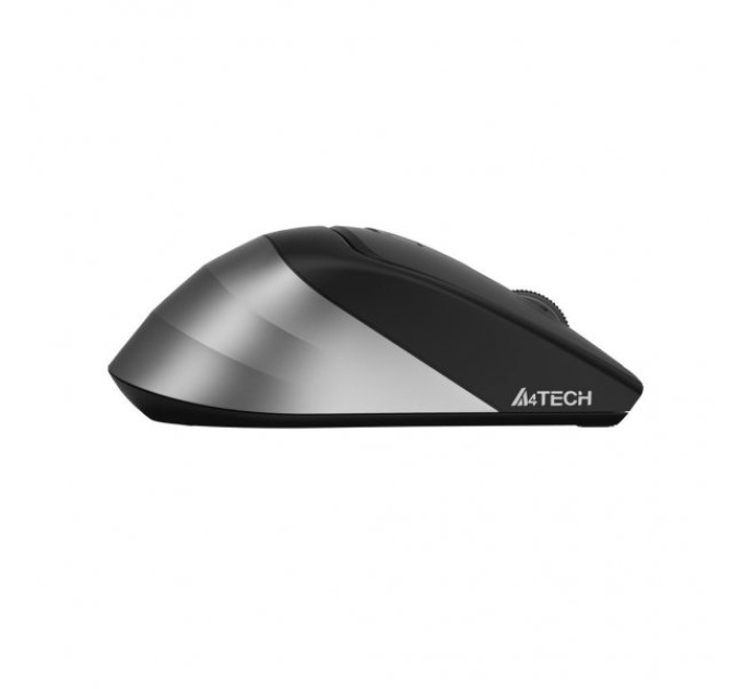 A4Tech Миша бездротова безшумна A4Tech Fstyler FG35S (Grey), USB, колір чорний+сірий