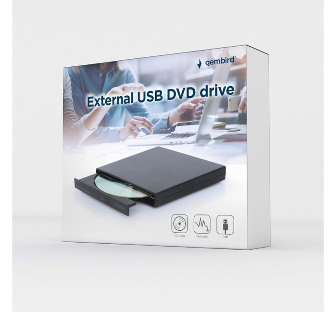 Gembird Зовнiшній DVD DVD-USB-04,  USB2.0