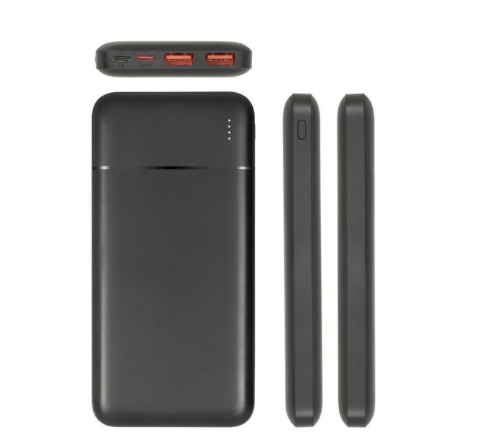 RivaCase Портативний зарядний пристрій Rivacase, 10000 mA, RIVAPOWER VA2101 (Black)
