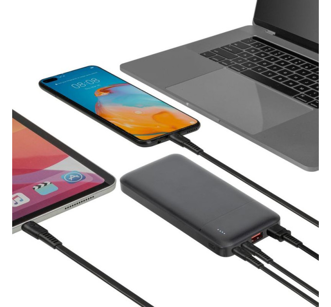 RivaCase Портативний зарядний пристрій Rivacase, 10000 mA, RIVAPOWER VA2101 (Black)