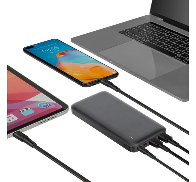 RivaCase Портативний зарядний пристрій Rivacase, 10000 mA, RIVAPOWER VA2101 (Black)