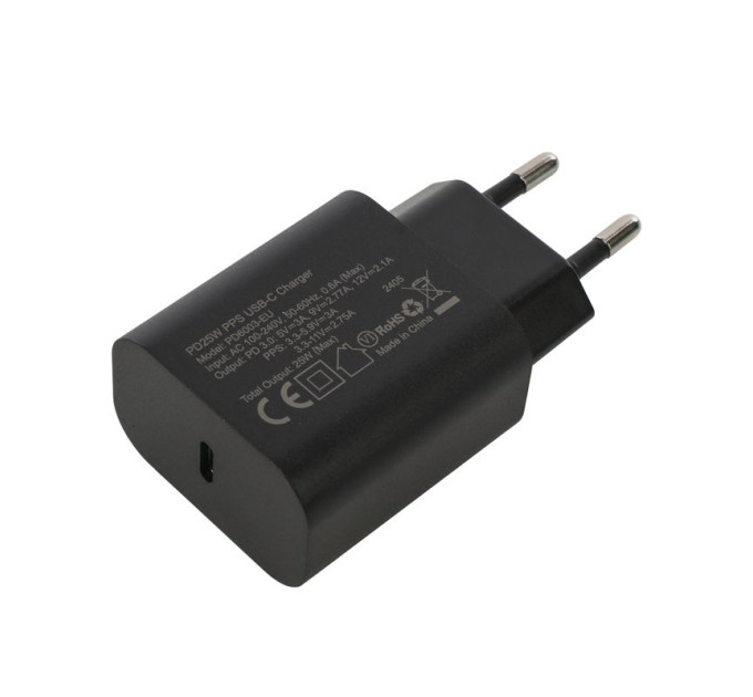 Choetech Мережевий зарядний пристрій Choetech PD6003-EU-BK, USB-С