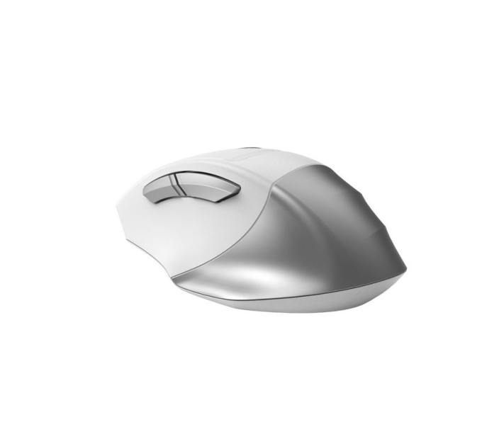 A4Tech Миша бездротова безшумна A4Tech Fstyler FG35S (Silver), USB, колір білий+сірий