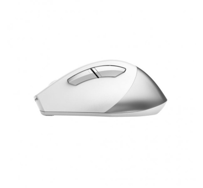 A4Tech Миша бездротова безшумна A4Tech Fstyler FG35S (Silver), USB, колір білий+сірий
