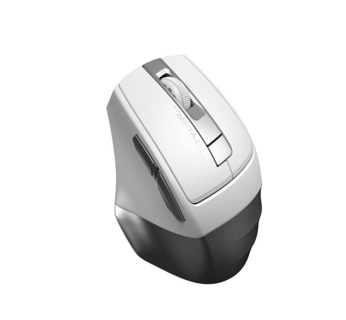 A4Tech Миша бездротова безшумна A4Tech Fstyler FG35S (Silver), USB, колір білий+сірий