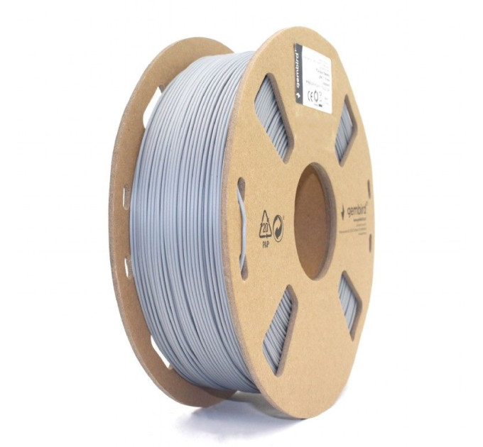 Gembird Філамент для 3D-принтера Gembird 3DP-PLA+1.75-01-GR , PLA+, 1.75 мм, сірий