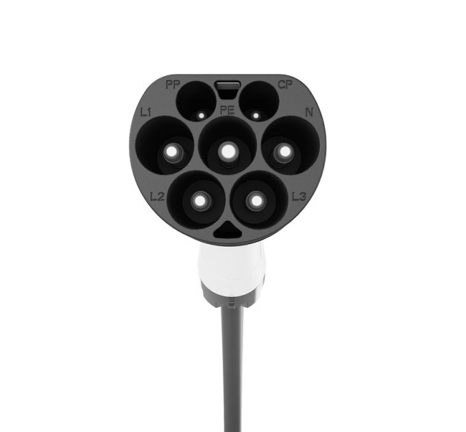 EnerGenie Зарядний кабель для електромобіля  Energenie EV-T2MF-22KW-4M