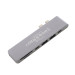 Choetech Адаптер Choetech HUB-M14-GY-V2, USB Type-C 6-в-1