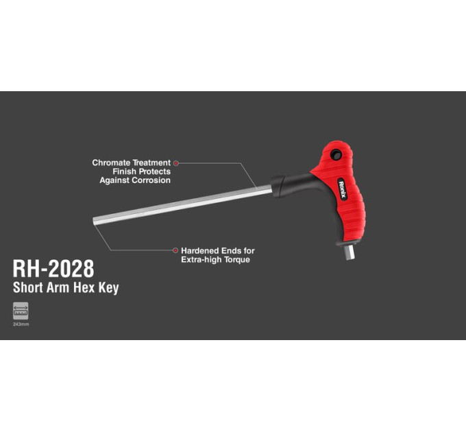 Ronix Ключ шестигранний Ronix RH-2028