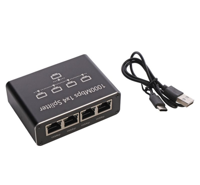 Cablexpert Комутатор Cablexpert NSP-4P-EU, 4-порти, 100/1000Mbps