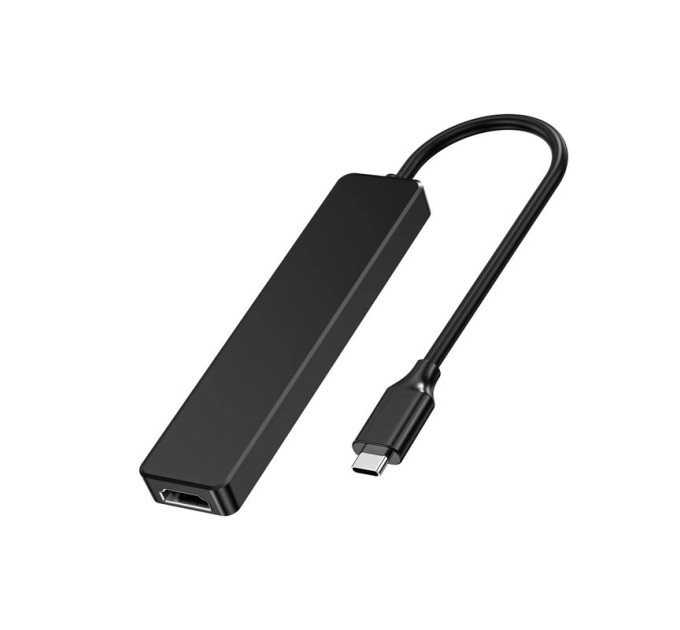 Choetech Адаптер Choetech HUB-M80-BK, USB Type-C 5-в-1