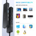 Choetech Адаптер Choetech HUB-M80-BK, USB Type-C 5-в-1