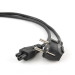 Cablexpert Кабель силовий Cablexpert PC-186-ML12-0.5M , довжина 0,5 м, сертифікований VDE, з заземленням, 3 *0.75 мм кв