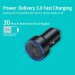 Choetech Автомобільне ЗУ С0054-BK, 2 порти, 36Вт,PD, чорний