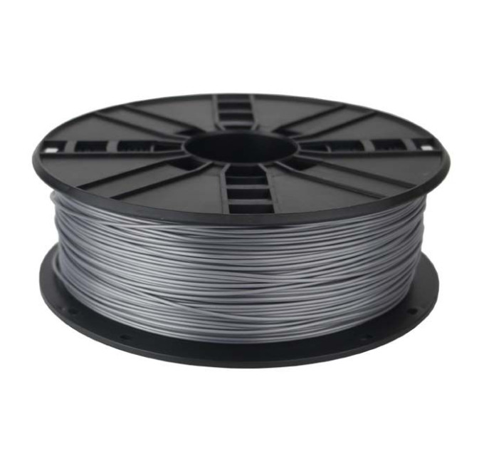 Gembird Філамент для 3D-принтера 3DP-PLA1.75-01-S , PLA, 1.75 мм, сріблястий