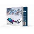 Gembird Зовнiшній DVD Gembird DVD-USB-03-BW,  USB3.0, бiлий
