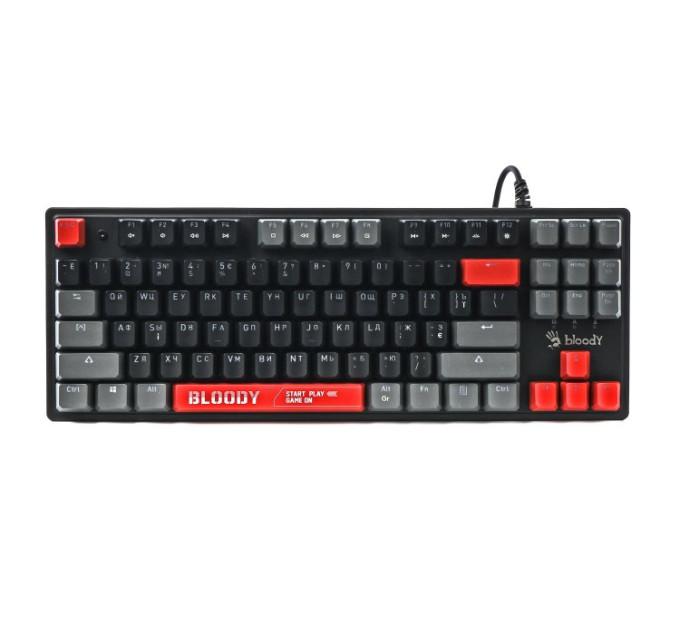 Bloody Механічна ігрова клавіатура Bloody S310N (Energy Red), USB, чорний