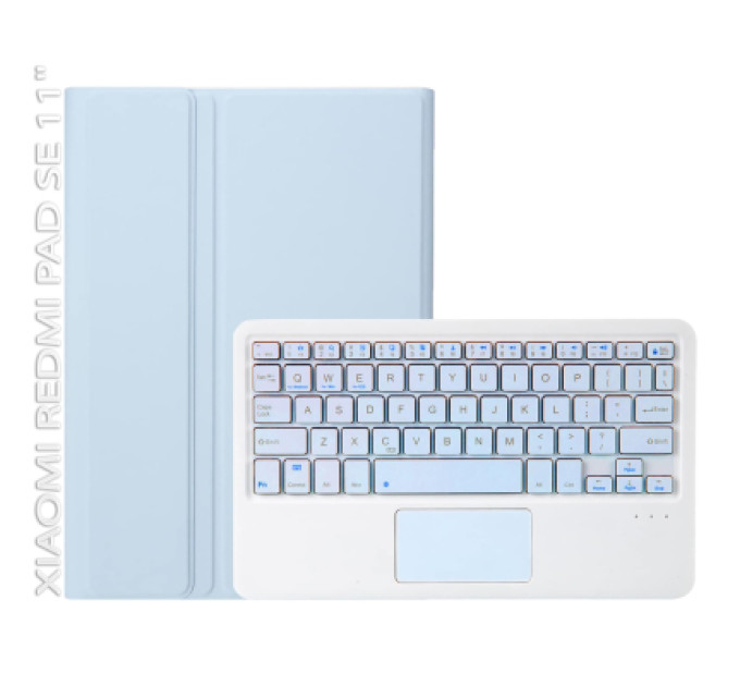 BeCover Чохол до планшета BeCover Keyboard+TouchPad Xiaomi Redmi Pad SE 11" Light Blue (712398)