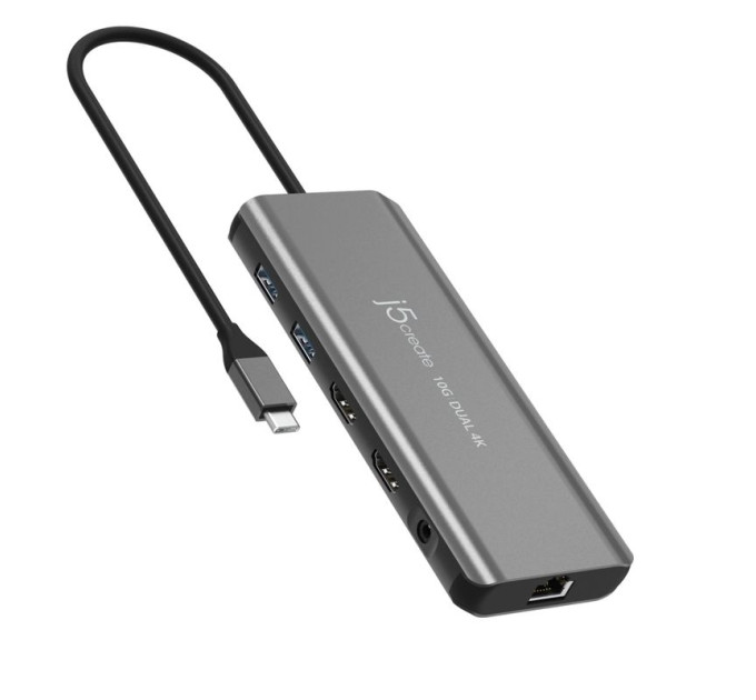 J5create Багатопортовий мультиадаптер J5create JCD398-N, USB Type-C 5-в-1
