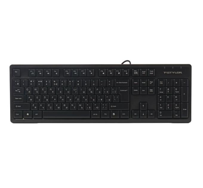 A4Tech Клавіатура A4Tech Fstyler FK12 (Black), USB, колір чорний