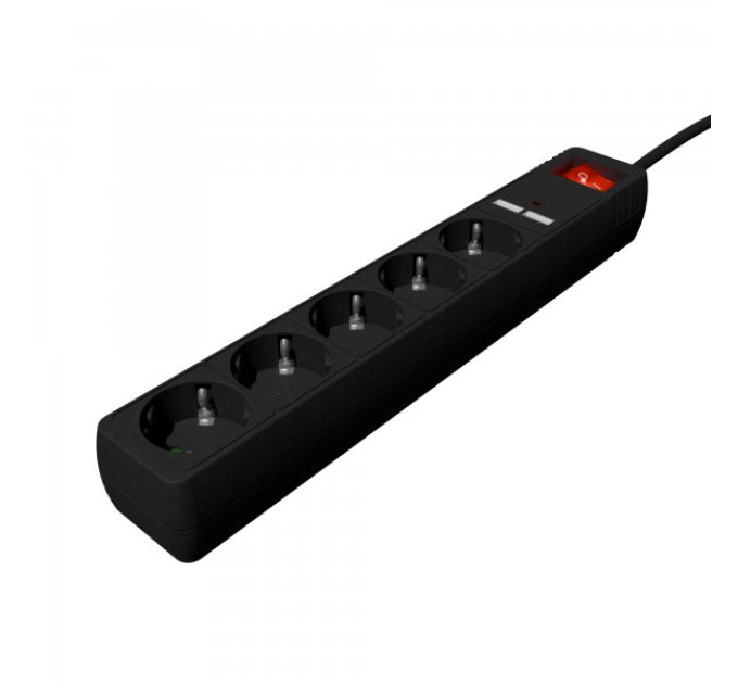 EnerGenie Мережевий подовжувач Energenie SPG5-U2-5-02