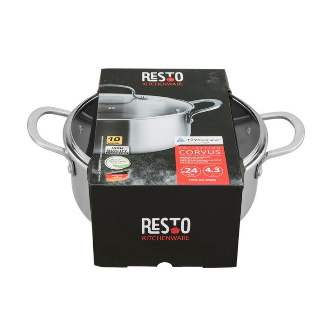Resto Кастрюля з кришкою RESTO 95026, 4,25 л