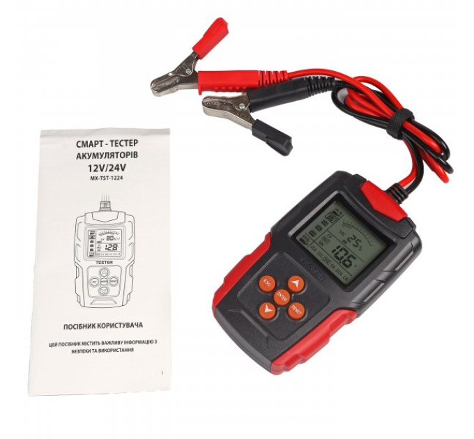Maxxter Пристрій тестування АКБ Maxxter MX-TST-1224