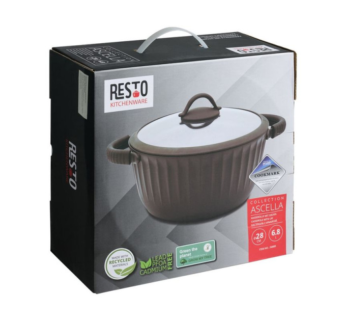 Resto Кастрюля із кришкою, RESTO 94005, 28 см