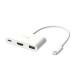 J5create Багатопортовий мультиадаптер J5create JCA379EW-N, USB Type-C 3-в-1 білий