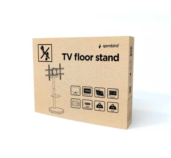 Gembird Підлогова тумба під телевізор  Gembird TVS-86TR-01-W