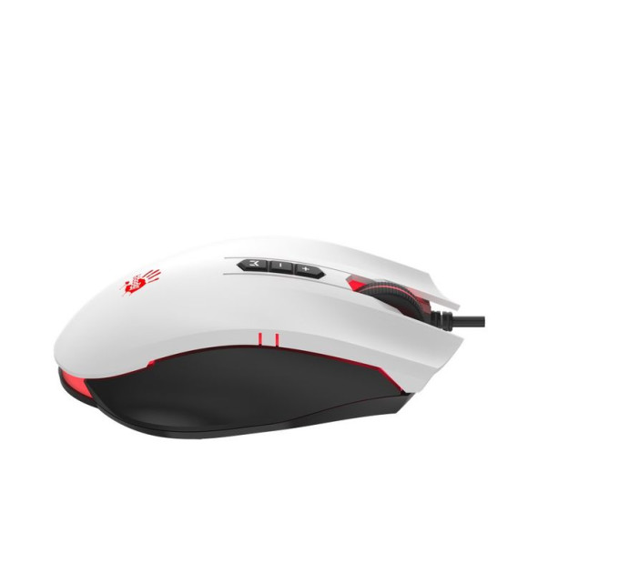 Bloody Миша ігрова A4Tech ES7 (Panda White), чорно-біла