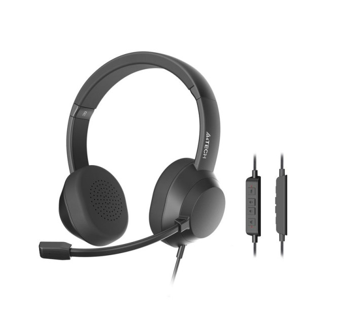 A4Tech Гарнітура A4-Tech FH150U (Black) USB, колір чорний