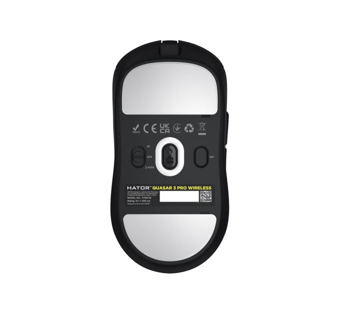 Hator Миша бездротова Hator Quasar 3 Pro Wireless Black (HTM740)