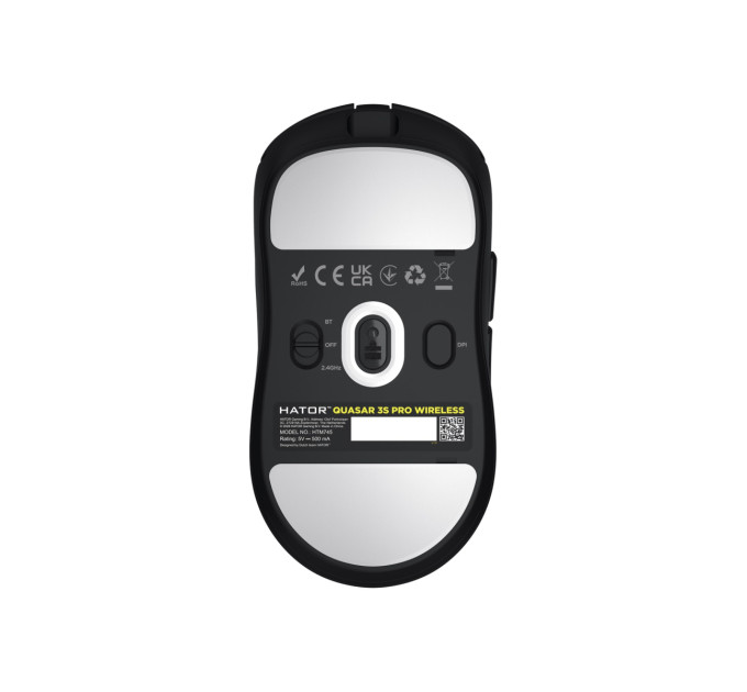 Hator Миша бездротова Hator Quasar 3S Pro Wireless Black (HTM745)