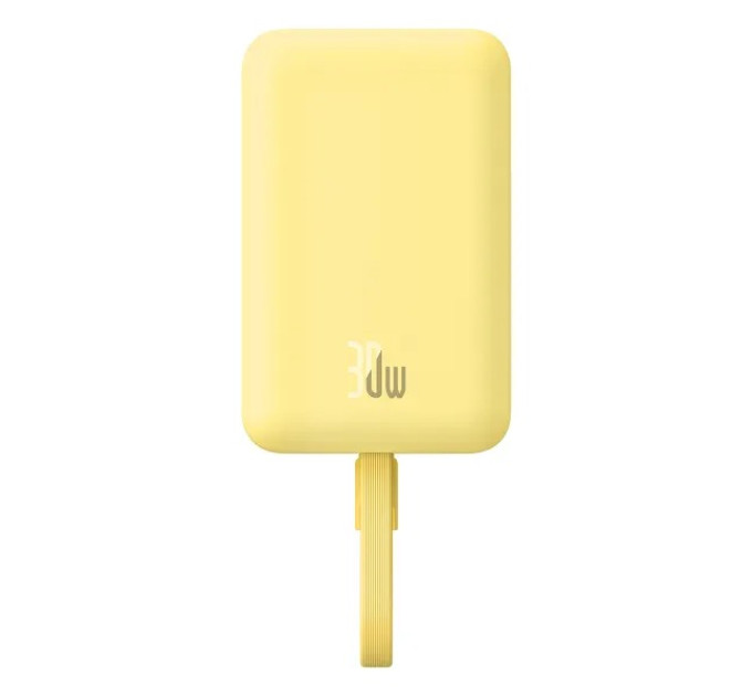 Baseus Універсальна мобільна батарея Baseus Magnetic Mini 10000mAh, 30W Yellow (P1002210BY23-00)