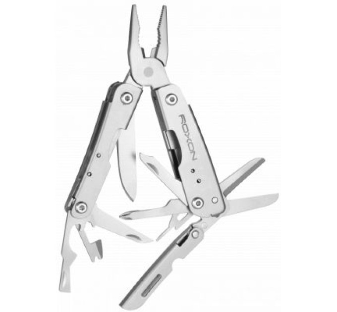 Roxon Мультитул Roxon зі змінними бітами Grey (M2)