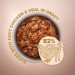 Club 4 Paws Вологий корм для кішок Club 4 Paws Paws Selection Преміум Шматочки з куркою та телятиною в соусі 80 г (4820215368018)