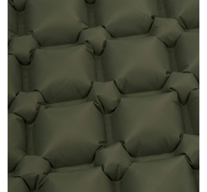 Highlander Туристичний килимок Highlander Nap-Pak Inflatable Sleeping Mat PrimaLoft 5 cm Olive (AIR072-OG) (930481)
